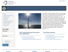 Tablet Screenshot of cpf.wbcarbonfinance.org